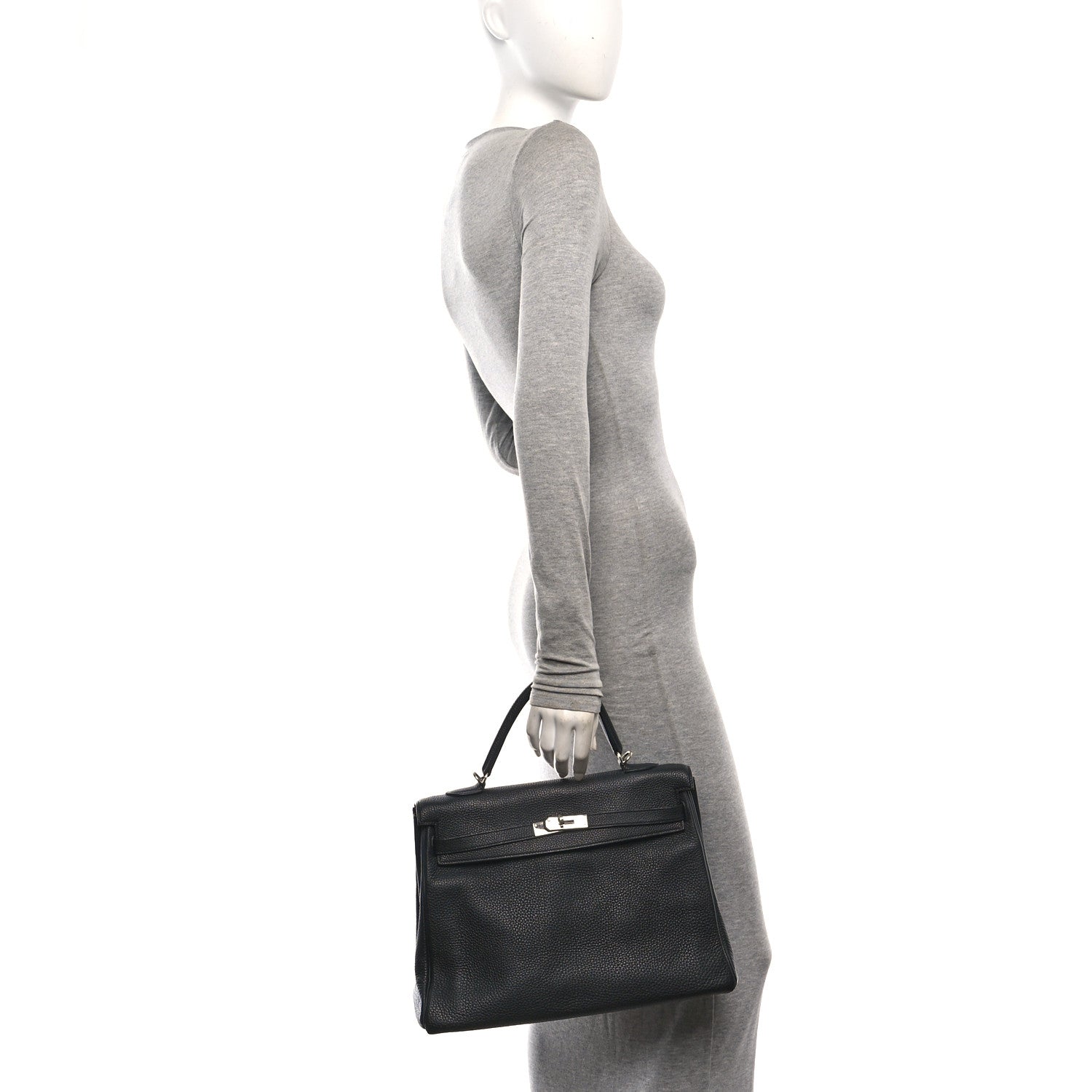 Hermes Togo Kelly Retourne 35 Black 2 of 13
