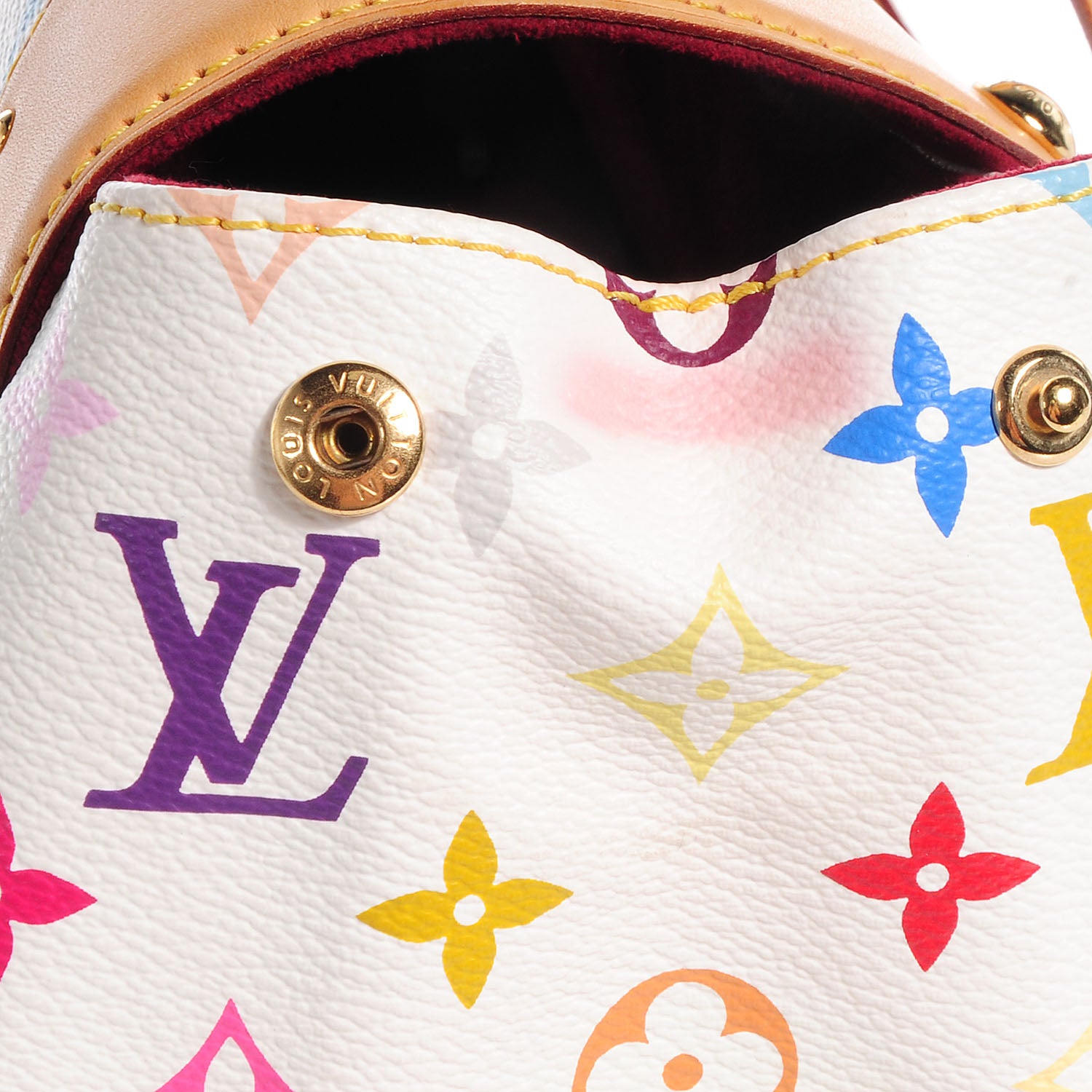 Louis Vuitton Monogram Multicolor Beverly GM White 8 of 8