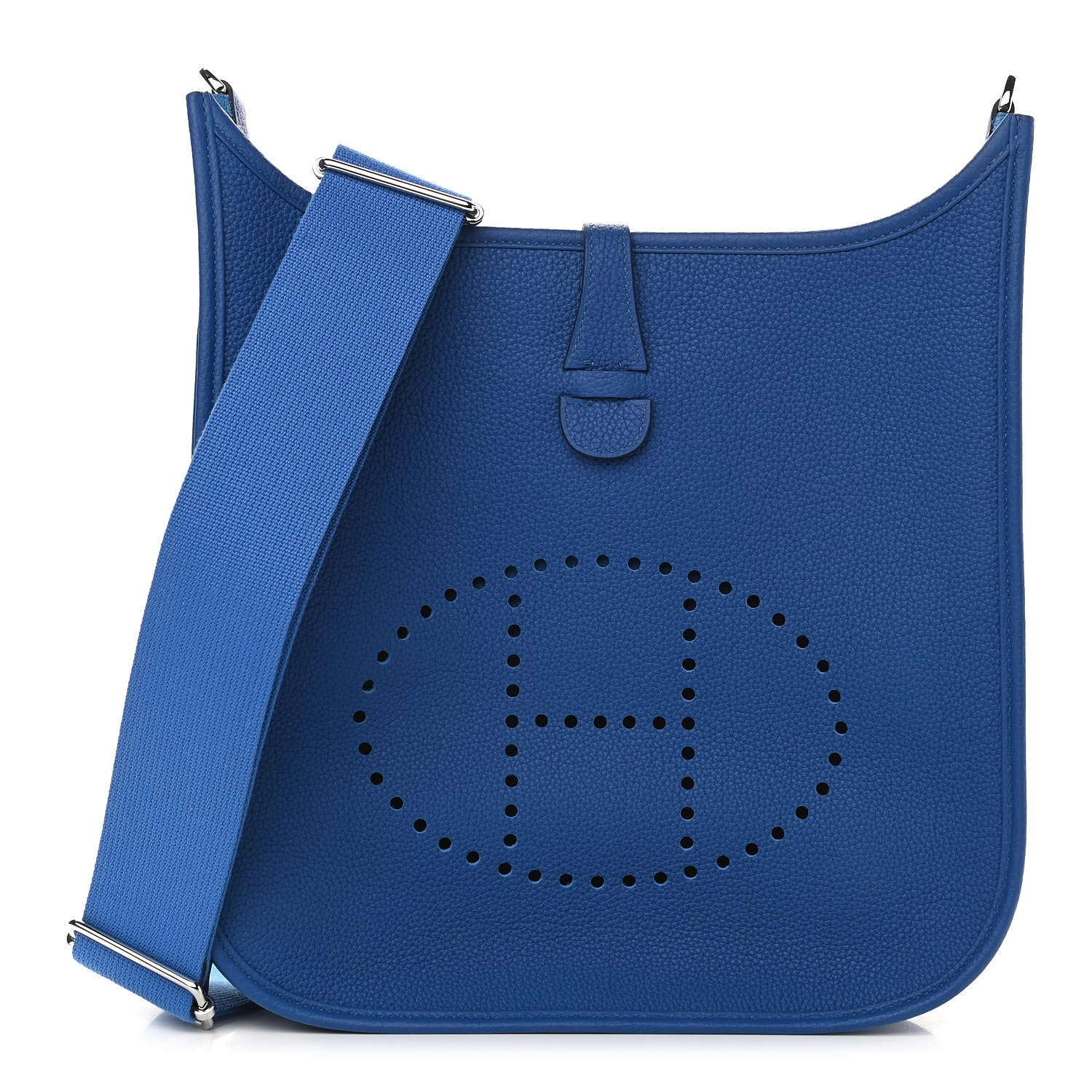Hermes Taurillon Maurice Evelyne III PM Bleu France 1 of 11