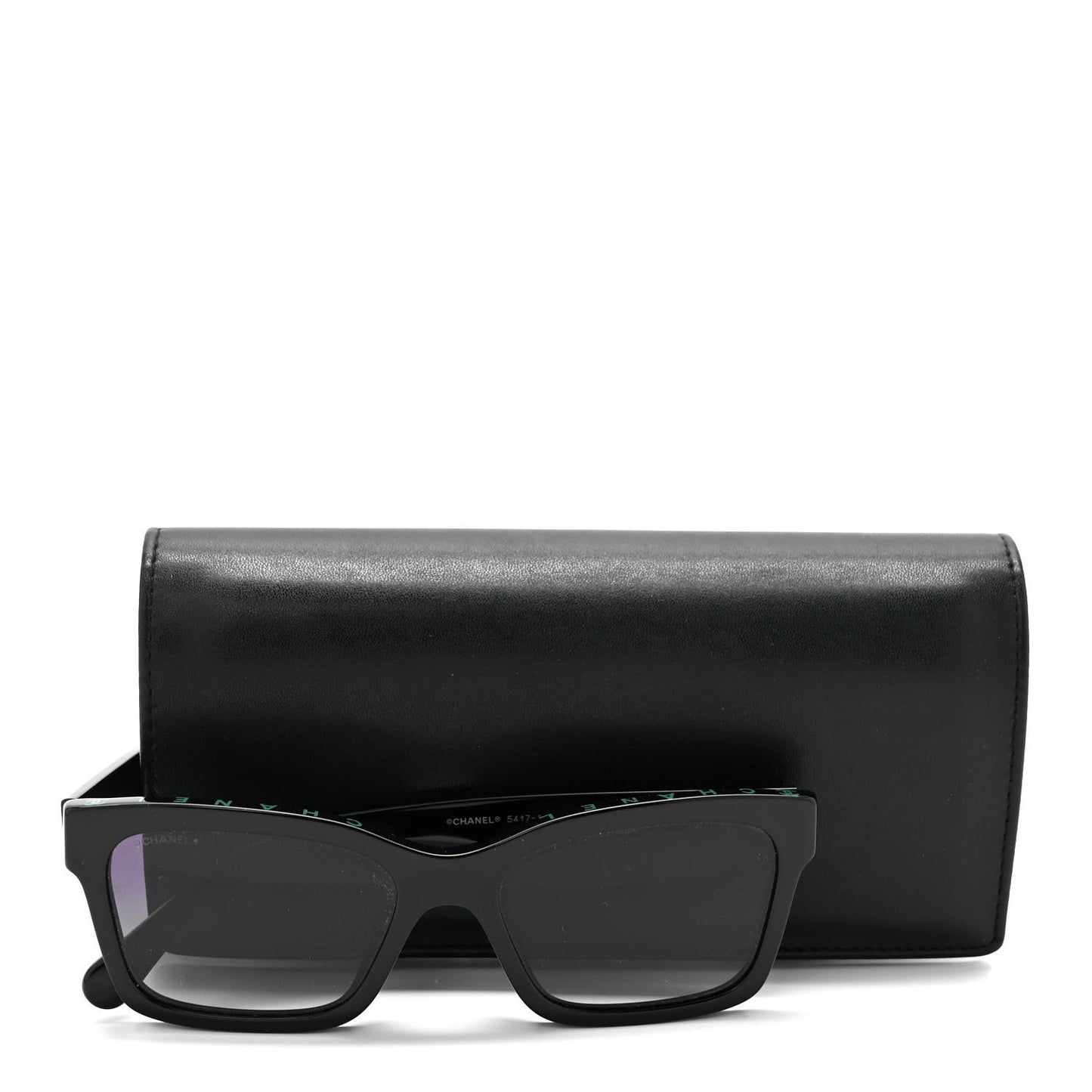 Acetate Square Sunglasses 5417-A Black