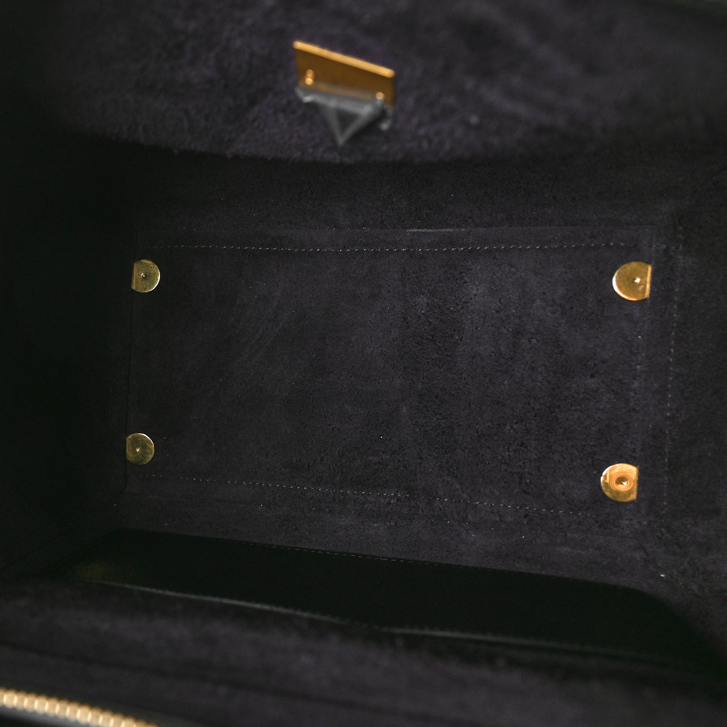 Grained Calfskin Mini Belt Bag Black