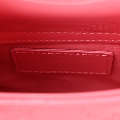 Christian Dior Patent Cannage Micro Lady Dior Peony Pink 6 of 9