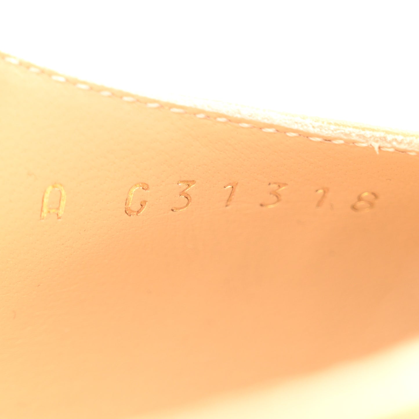 Goatskin Grosgrain Cap Toe CC Slingback Pumps 41 Beige Black