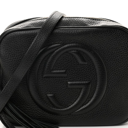 Gucci Pebbled Calfskin Small Soho Disco Bag Black 8 of 10