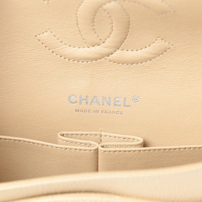 Chanel Caviar Quilted Medium Double Flap Beige 6 of 11