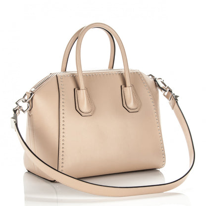 Givenchy Calfskin Small Studded Antigona Beige Buff 3 of 7