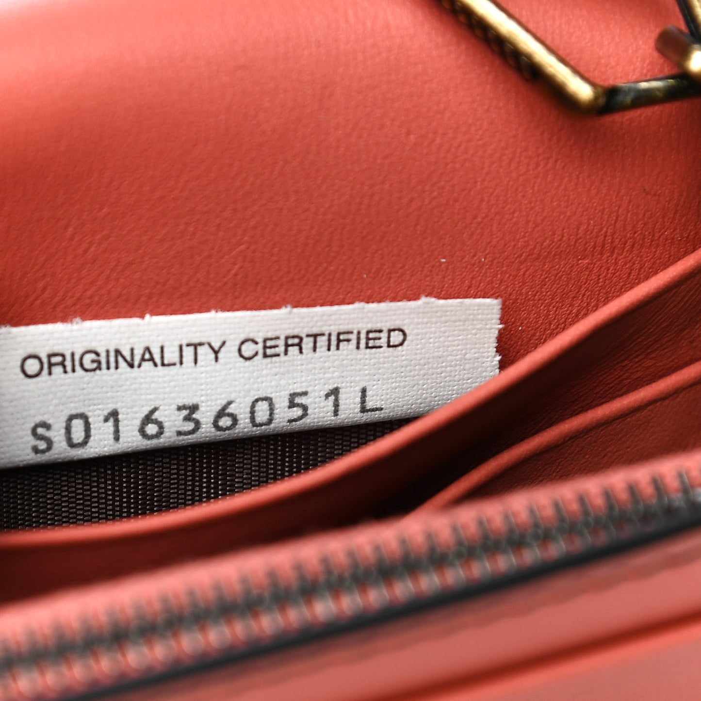 Nappa Intrecciato Studded Embellished Chain Wallet Tan Corallo