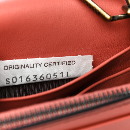 Bottega Veneta Nappa Intrecciato Studded Embellished Chain Wallet Tan Corallo 7 of 14