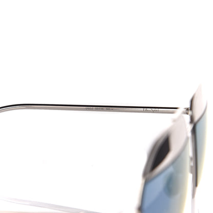 Christian Dior Split 1 Aviator Sunglasses Silver Blue 5 of 7