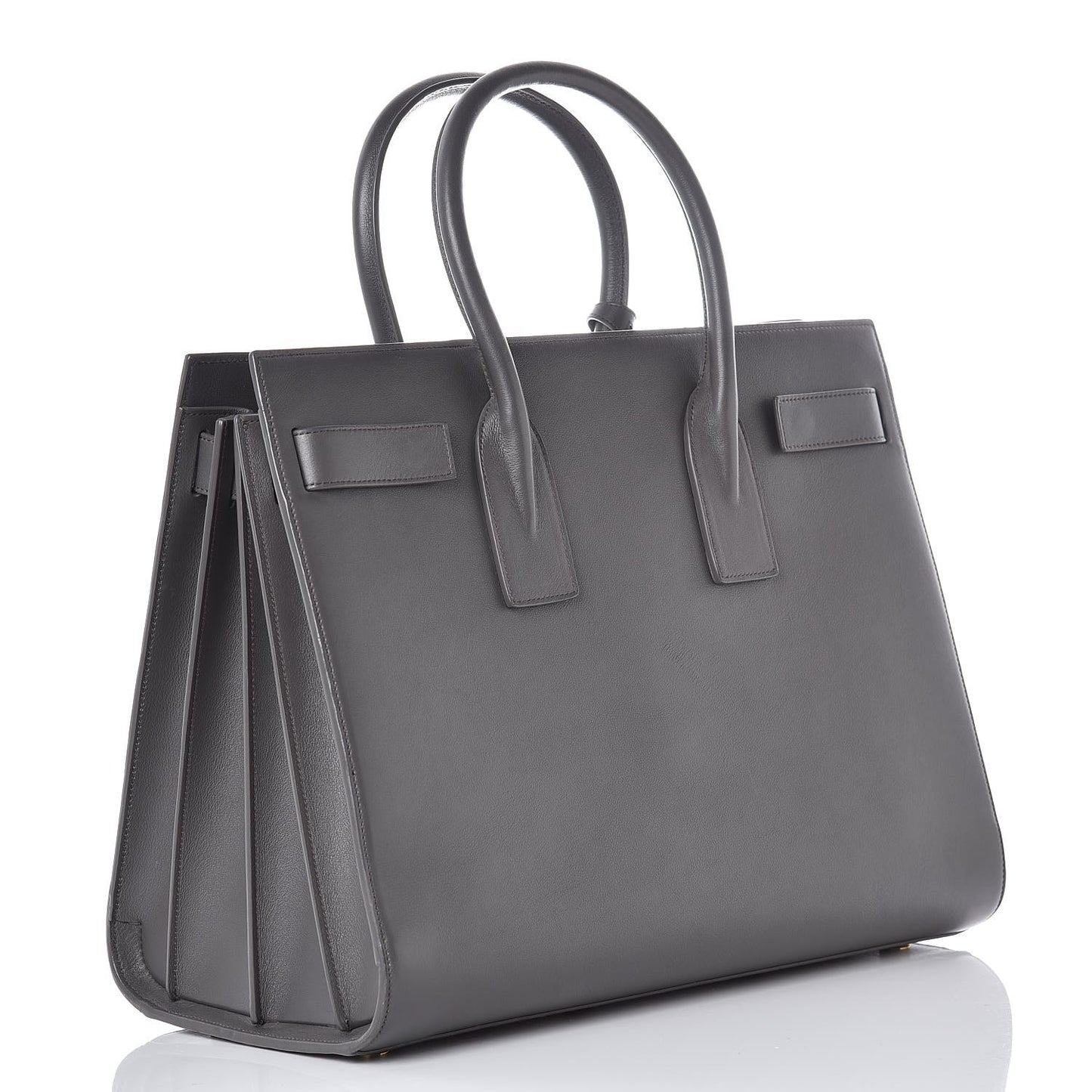 Calfskin Large Sac De Jour Carryall Fog