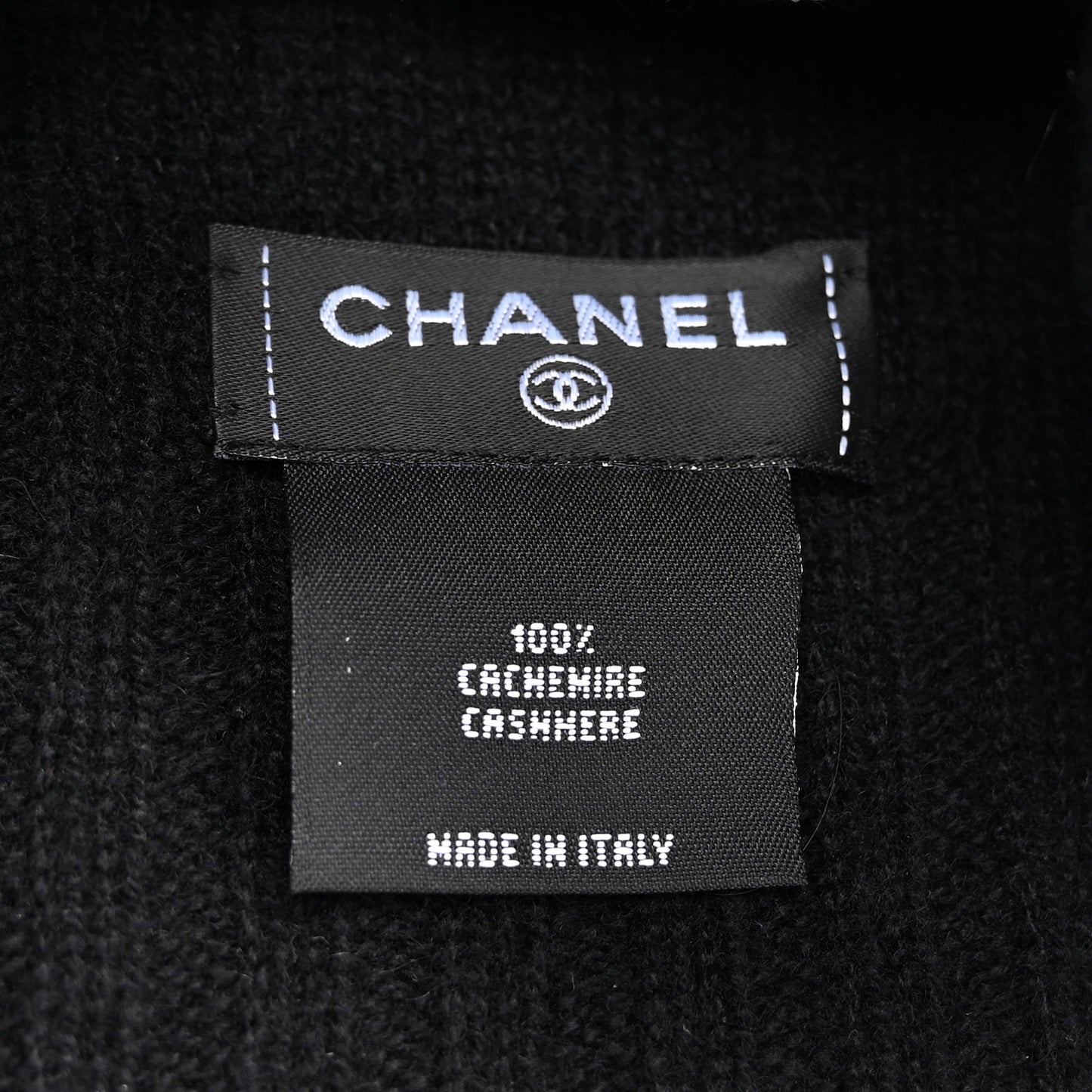 Cashmere CC Beanie Hat Black
