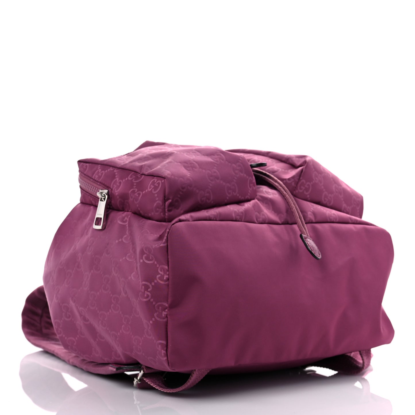 Nylon Monogram Small Single Buckle Backpack Pink