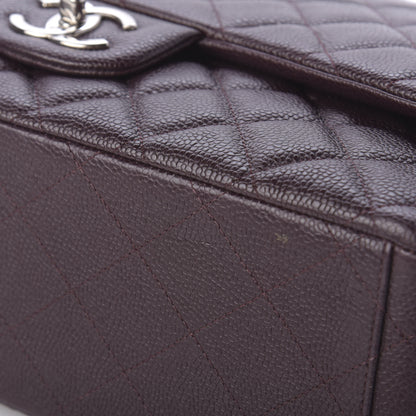 Chanel Caviar Quilted Maxi Double Flap Burgundy 13 of 13