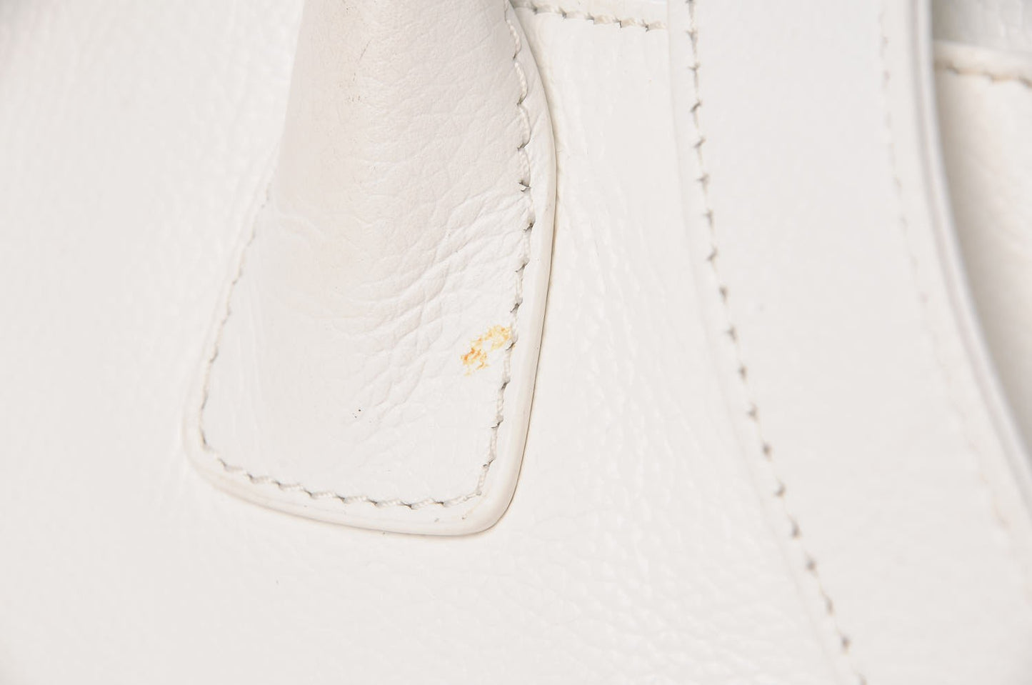 Calfskin Cerf Executive Shopper Tote White
