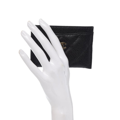 Chanel Caviar Quilted Card Holder Black 2 of 8