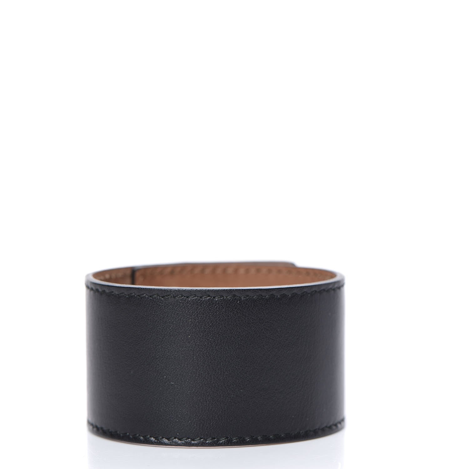 Fendi Calfskin Goldmine Cuff Gold Black 3 of 5