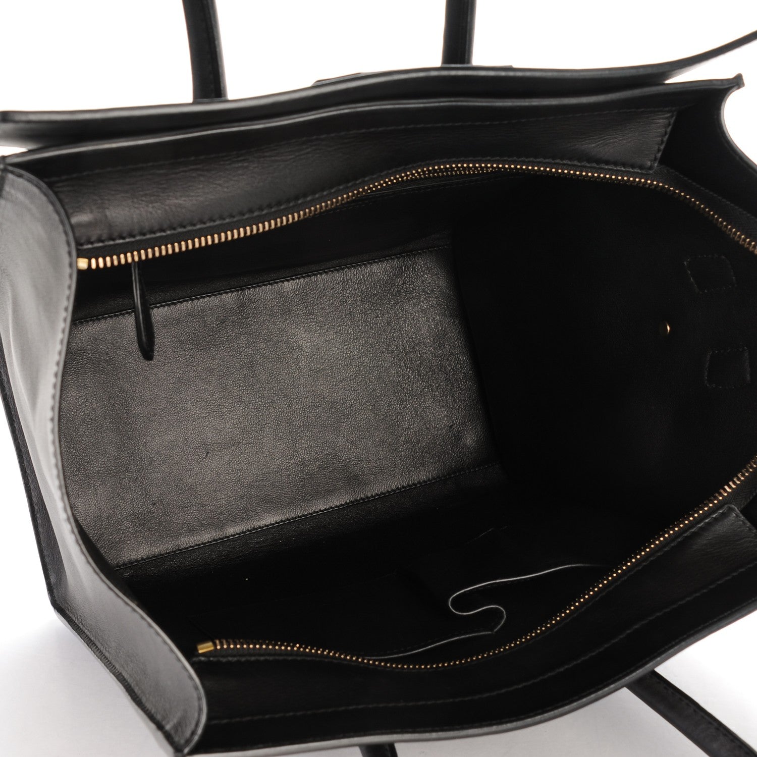 Celine Smooth Calfskin Mini Luggage Black 5 of 8