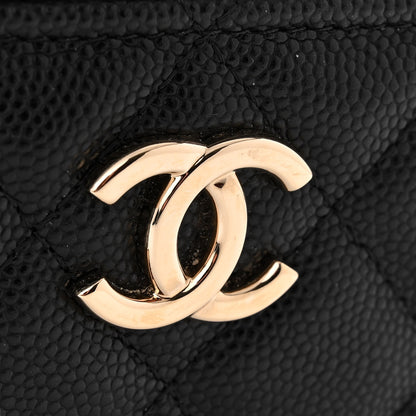 Chanel Caviar Quilted Small CC Vanity Case Black 11 of 14