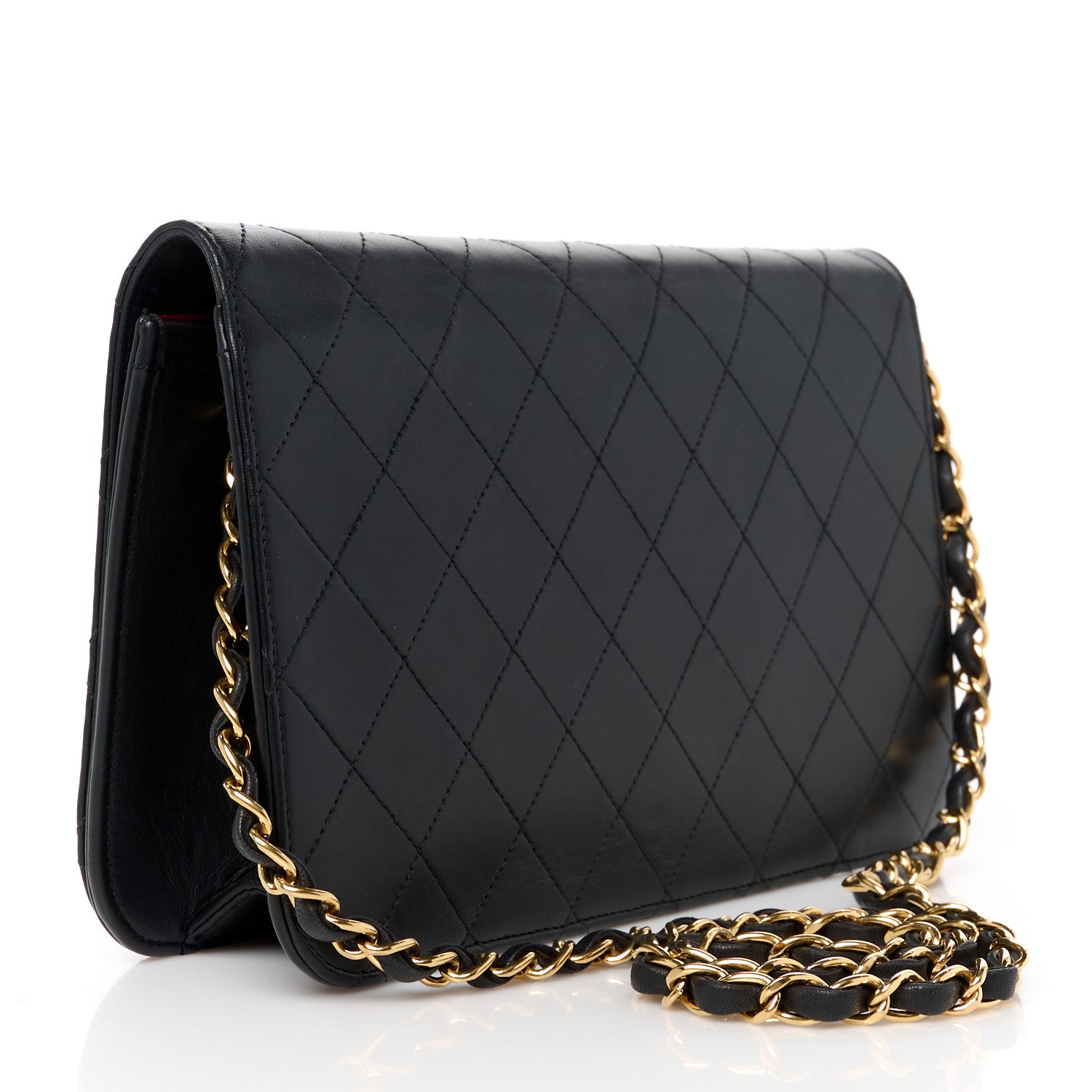 Chanel Lambskin Quilted Small Single Flap Black 3 of 11