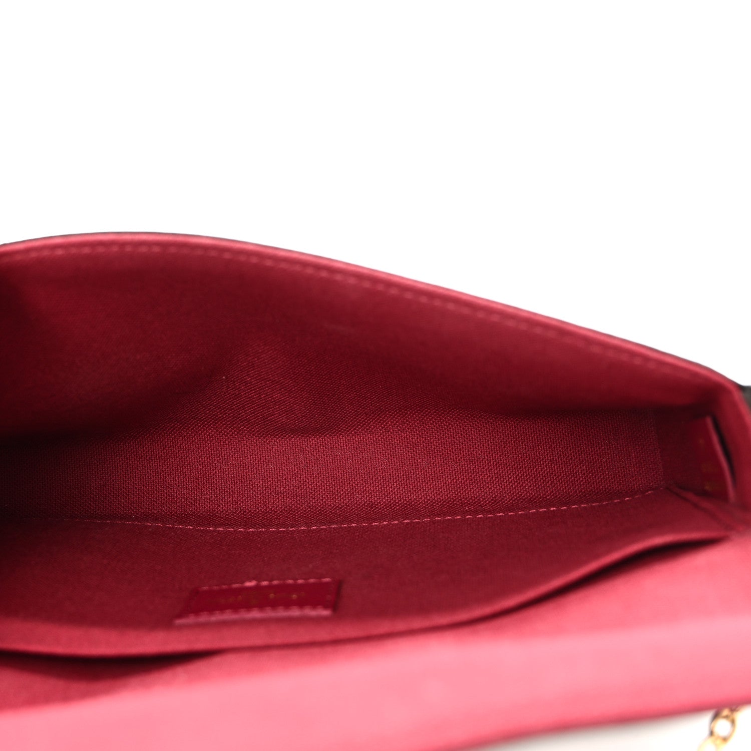 Louis Vuitton Monogram Pochette Felicie Chain Wallet Fuchsia 6 of 11