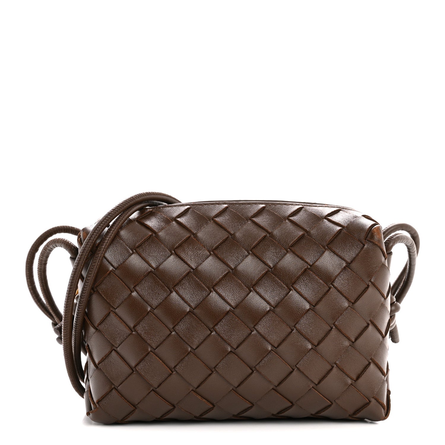 Bottega Veneta Nappa Intrecciato Mini Loop Camera Bag Light Brown 1 of 13