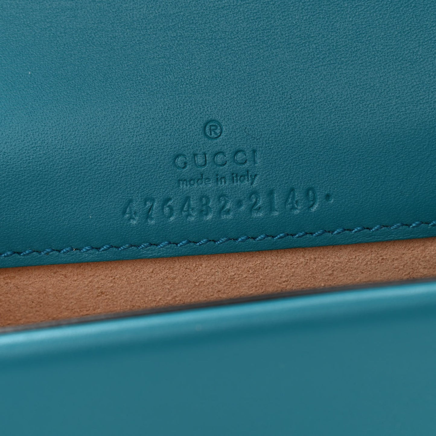 Velvet Super Mini Dionysus Shoulder Bag Pavone Cyan