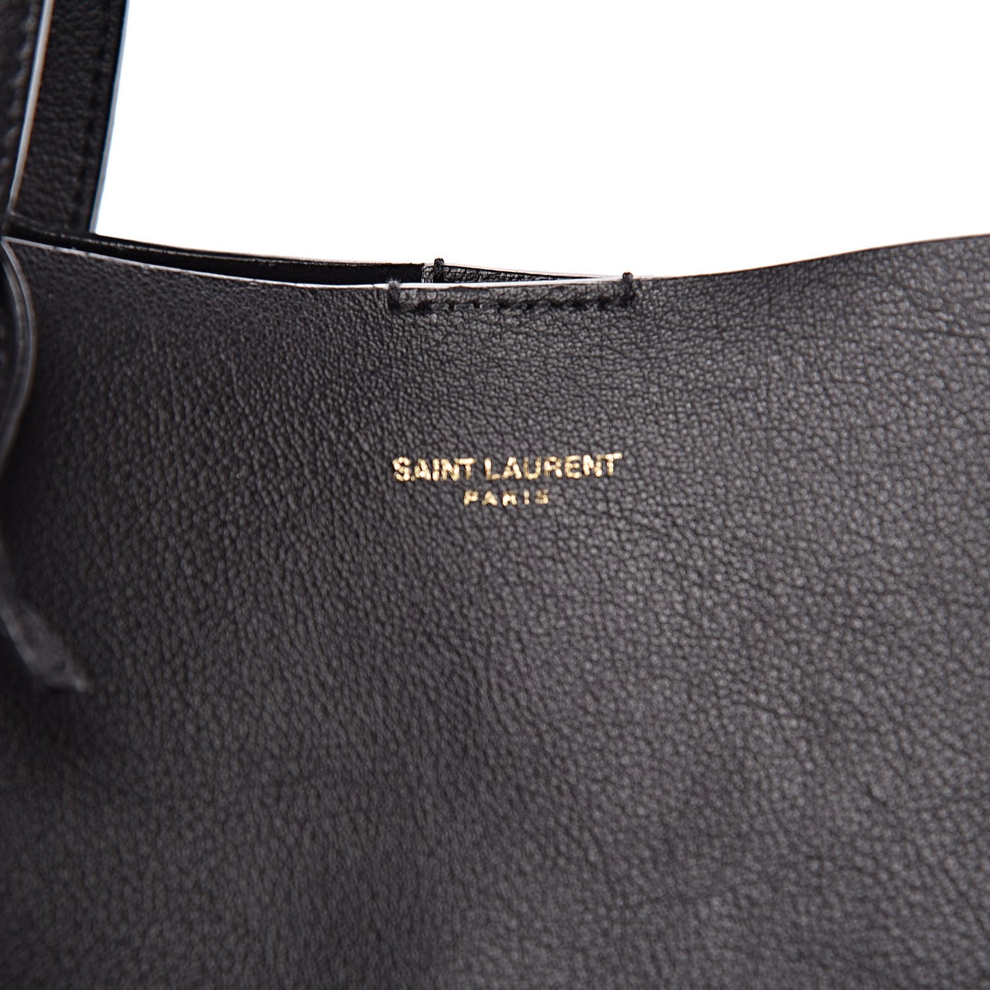 Calfskin Large Shopping Tote Black