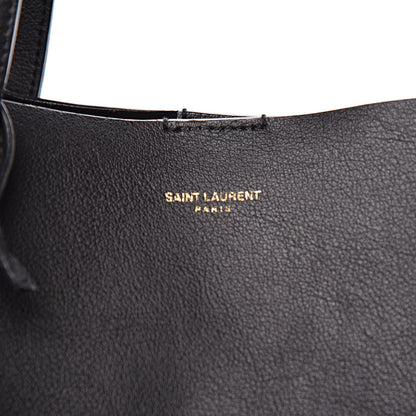 Saint Laurent Calfskin Large Shopping Tote Black 14 of 17
