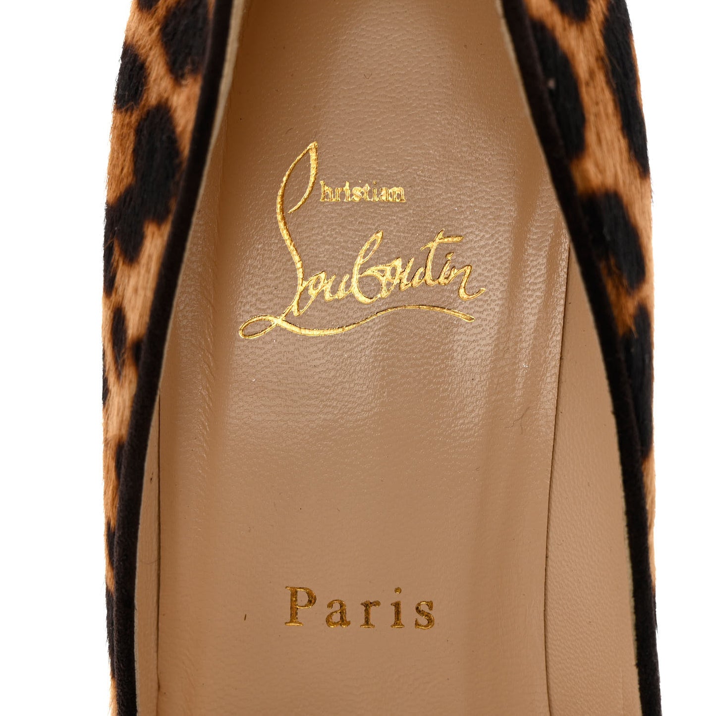 Pony Hair Leopard Luxor Piou Piou 85 Pumps 39.5 Leopard