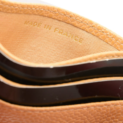 Chanel Caviar Timeless CC Card Holder Beige 7 of 8