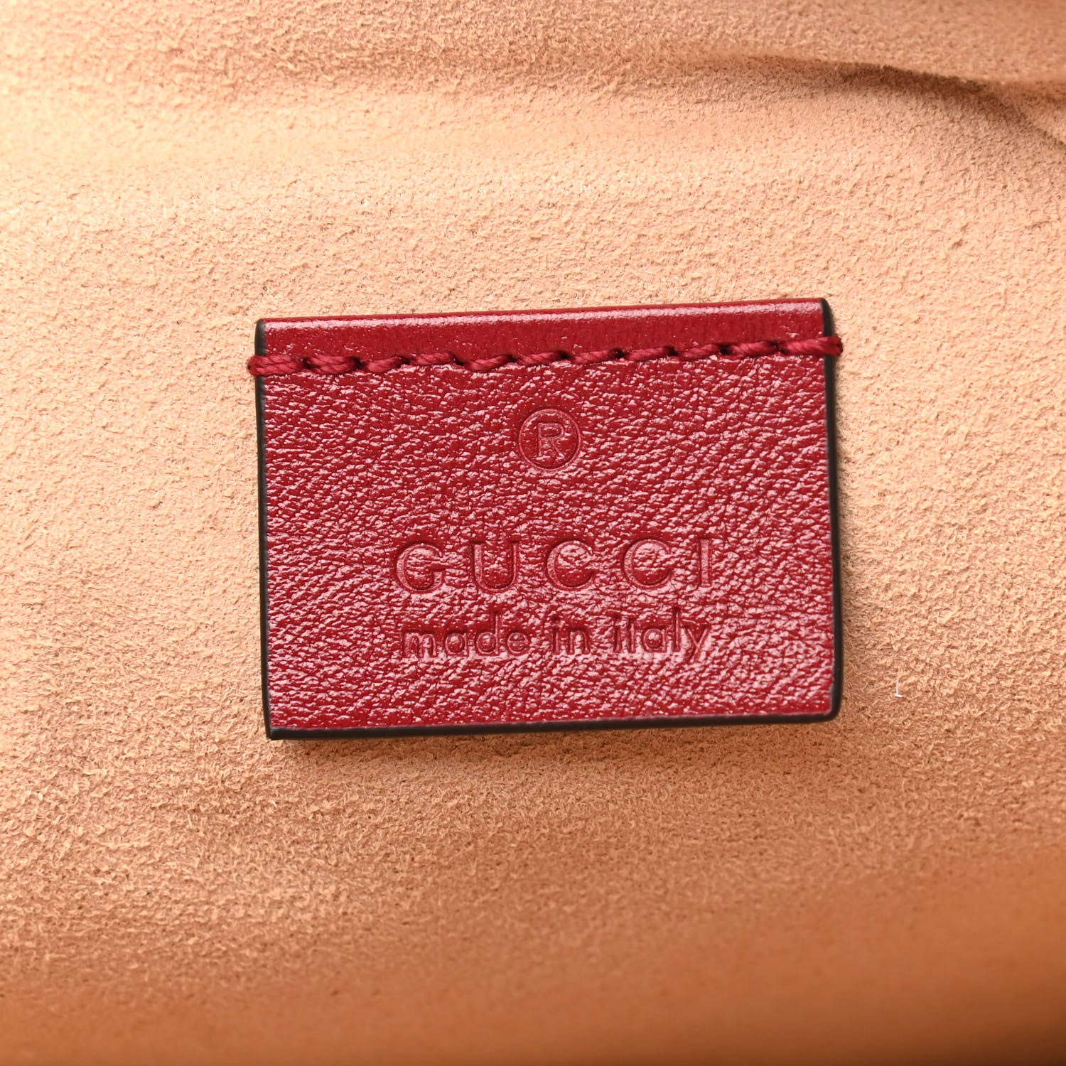 Gucci Azalea Calfskin Matelasse Heart GG Marmont Zip Pouch Romantic Cerise 6 of 8