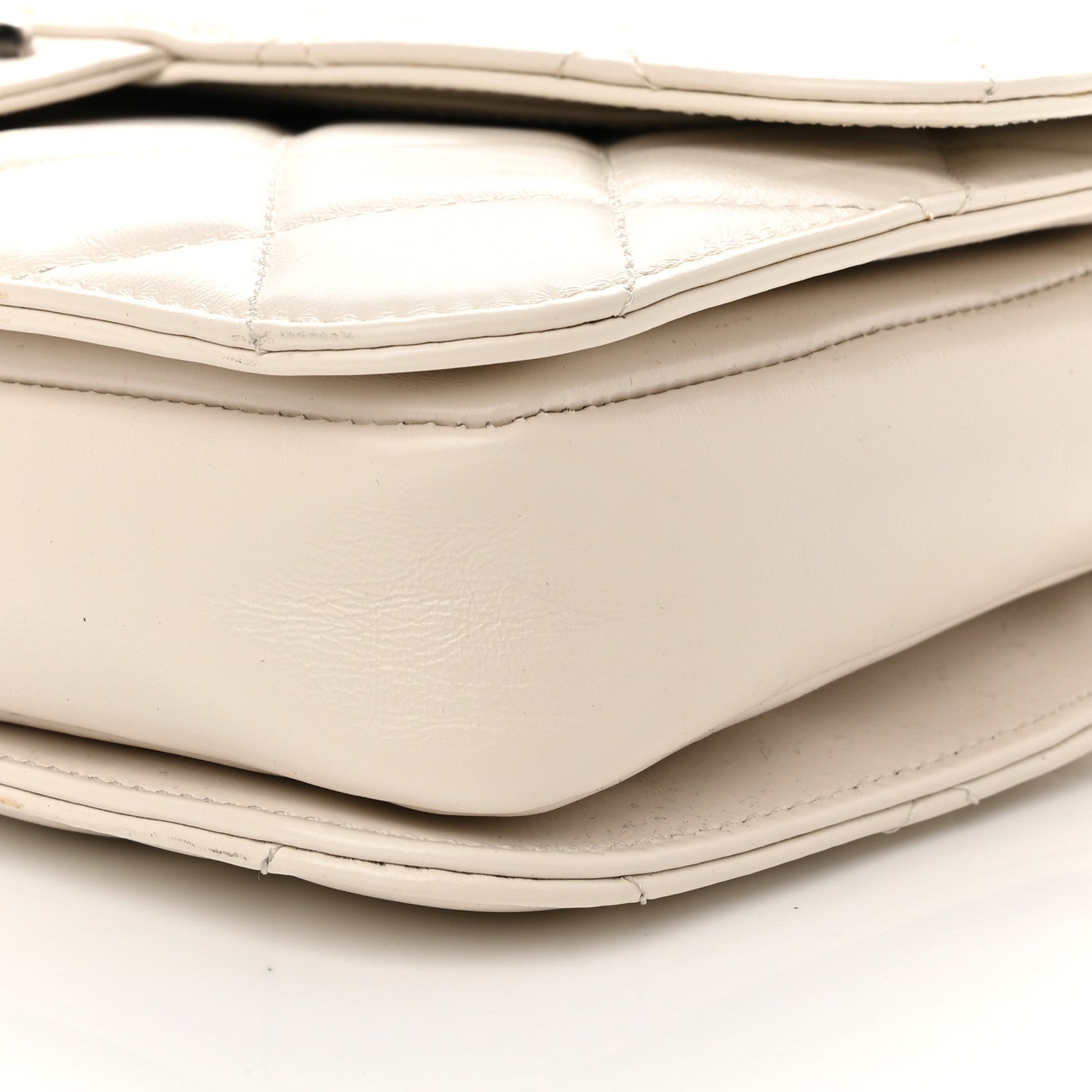 Chanel Glazed Calfskin Medium Perfect Edge Flap White 11 of 11