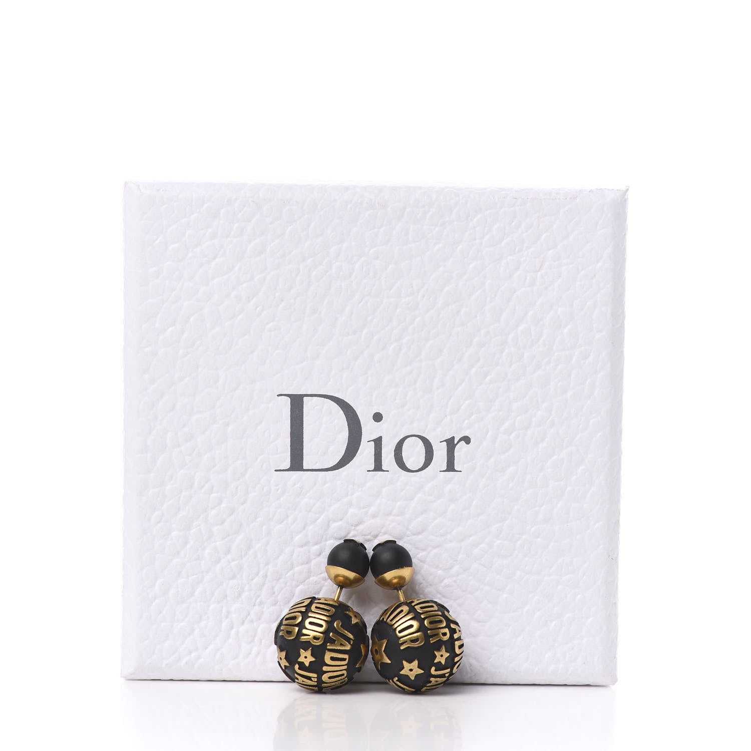 Christian Dior Metal J'Adior Mise En Dior Tribal Earrings Black 4 of 4