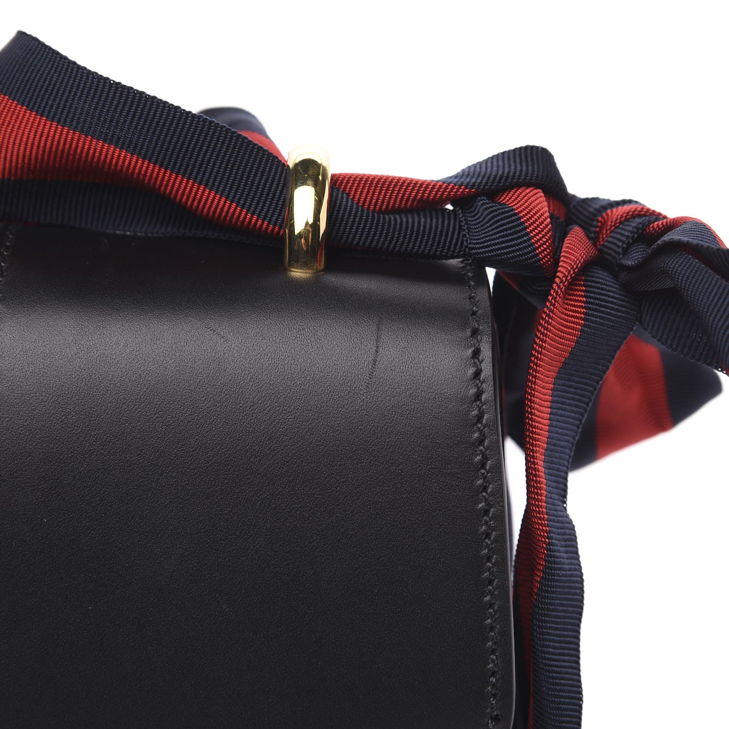 Gucci Calfskin Small Sylvie Shoulder Bag Black 10 of 10