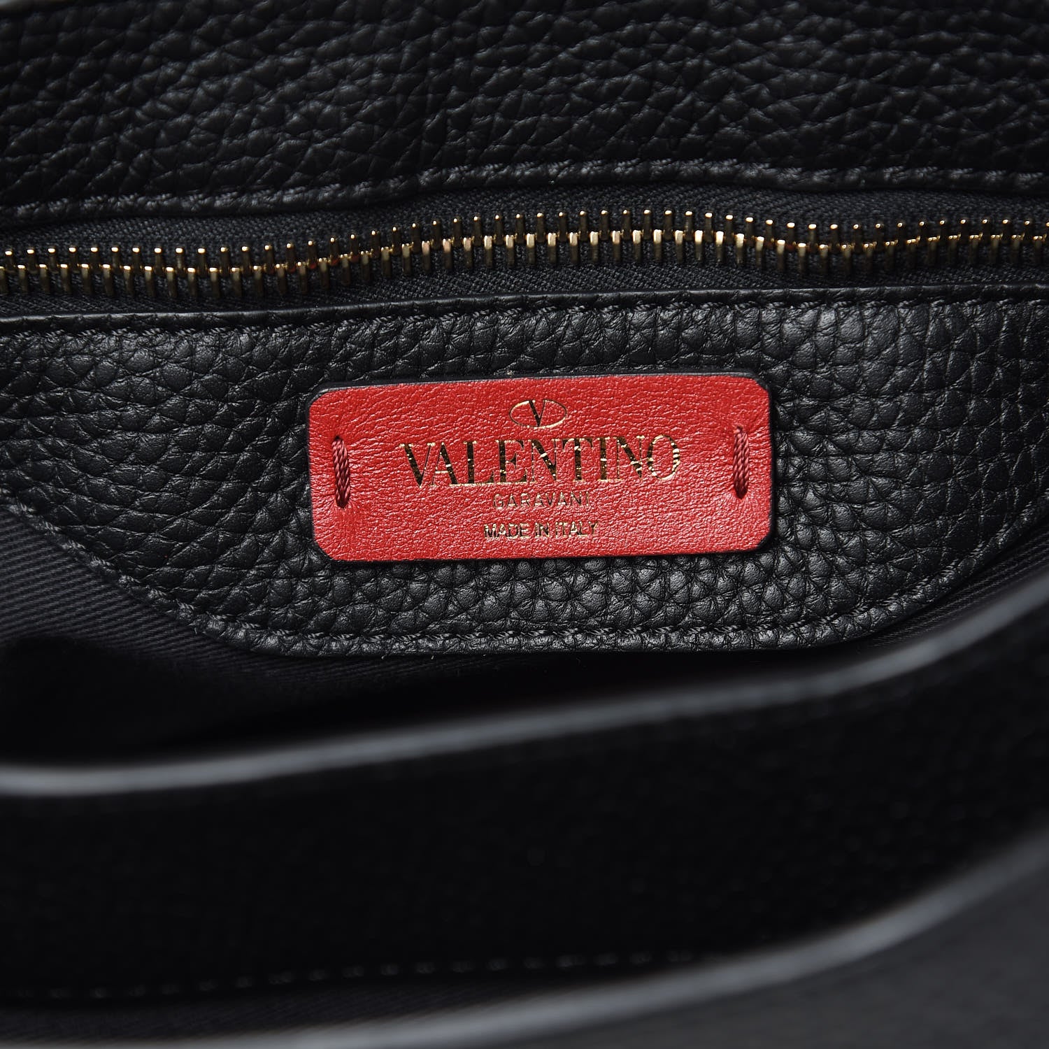 Valentino Garavani Grained Lagun Calfskin Rockstud Twiny Top Handle Bag Black 6 of 10