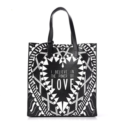Givenchy Calfskin Power of Love Print Tote Black 1 of 10