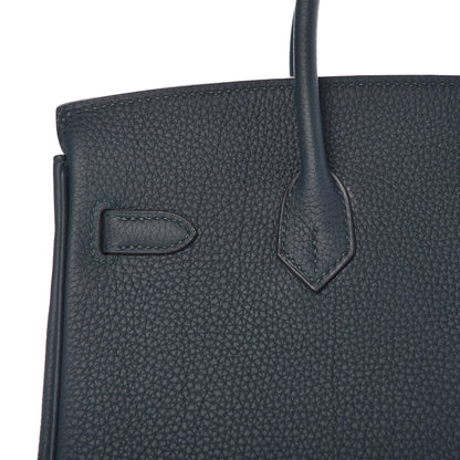 Hermes Togo Birkin 25 Vert Cypress 8 of 32