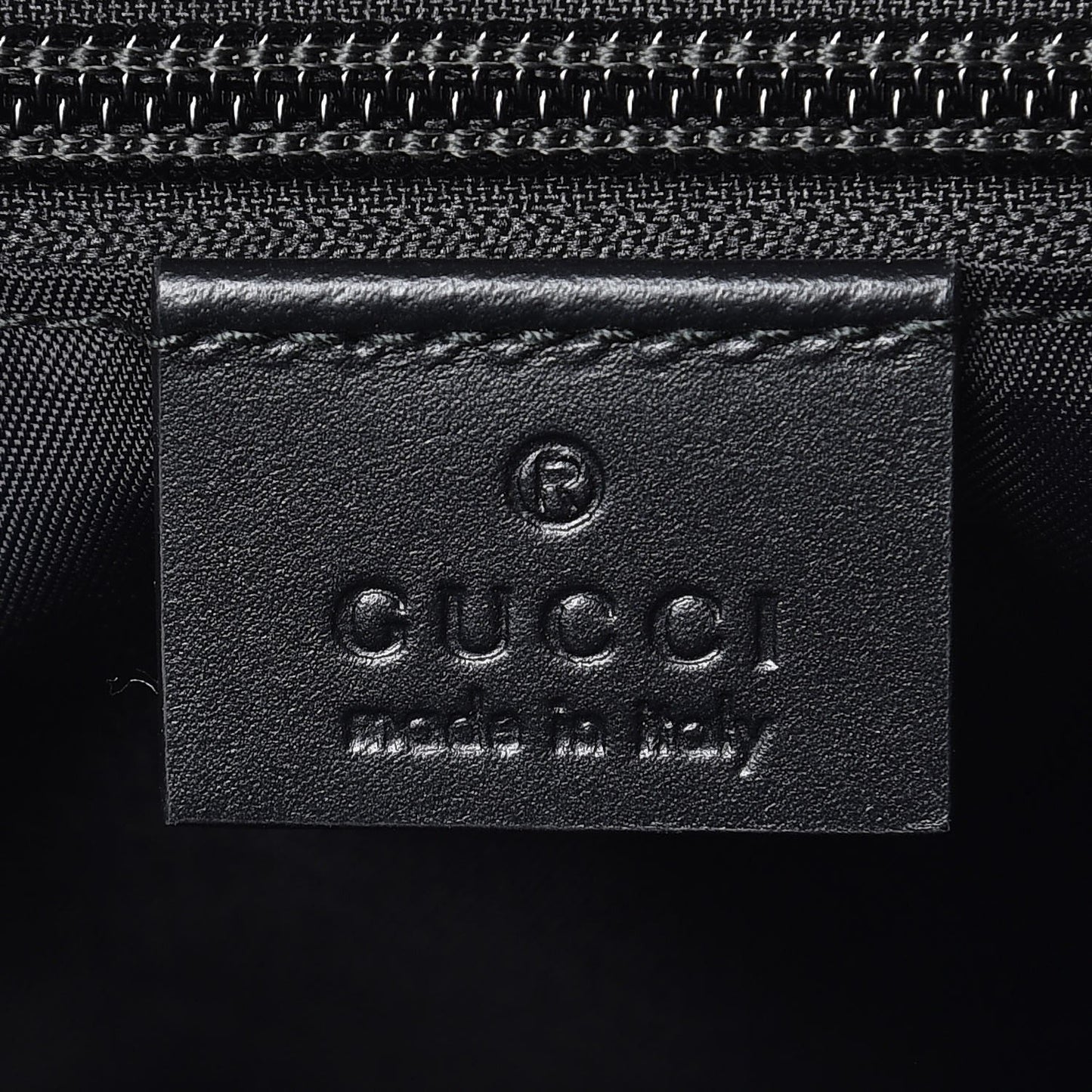 GG Supreme Monogram Web Messenger Bag Black