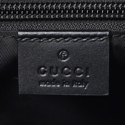 Gucci GG Supreme Monogram Web Messenger Bag Black 7 of 8