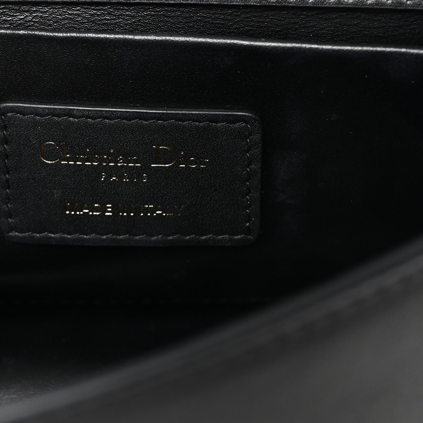 Calfskin 30 Montaigne East West Chain Flap Bag Black