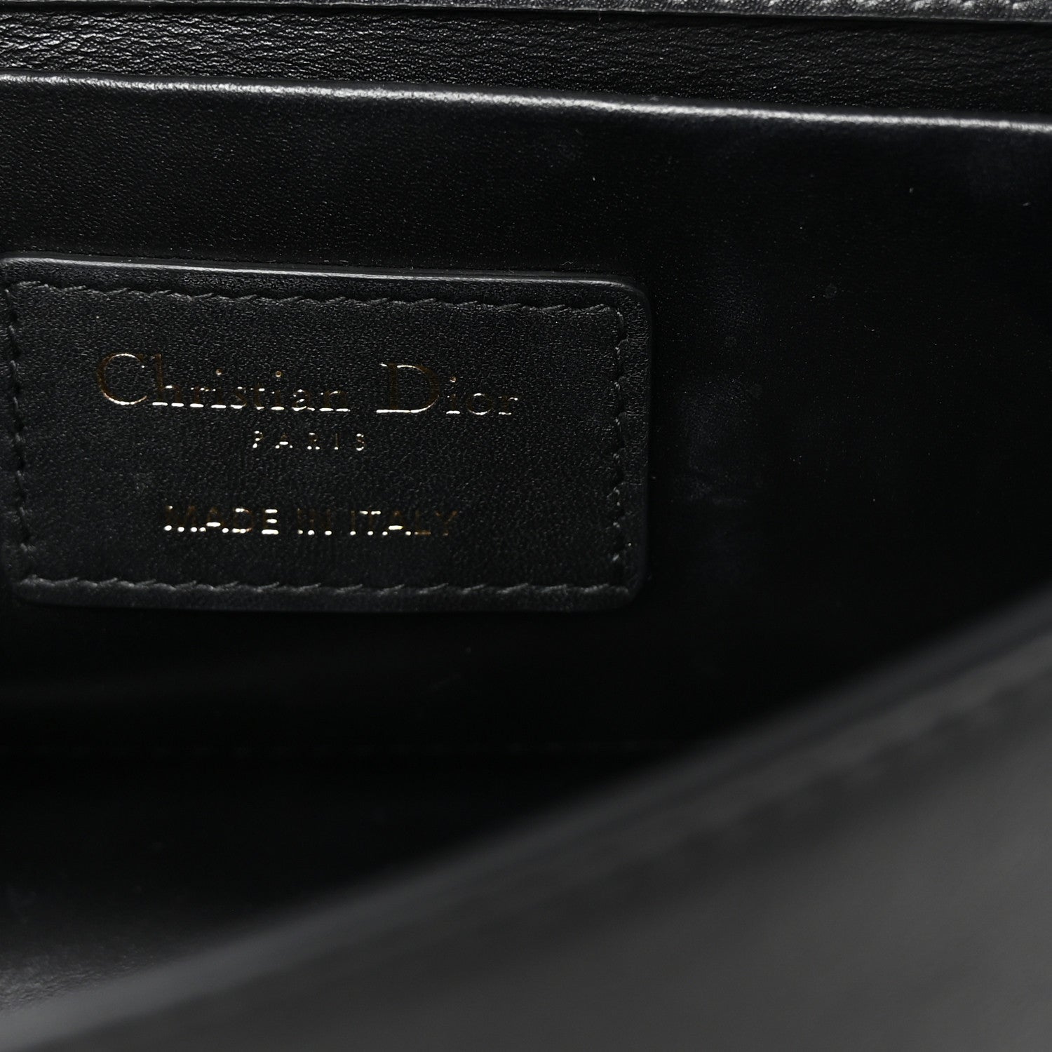 Christian Dior Calfskin 30 Montaigne East West Chain Flap Bag Black 6 of 9