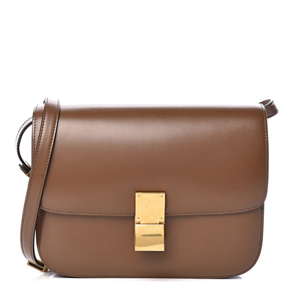 Celine Box Calfskin Medium Classic Box Flap Bag Camel 1 of 9