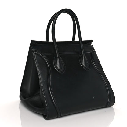 Celine Smooth Calfskin Medium Phantom Luggage Black 2 of 12