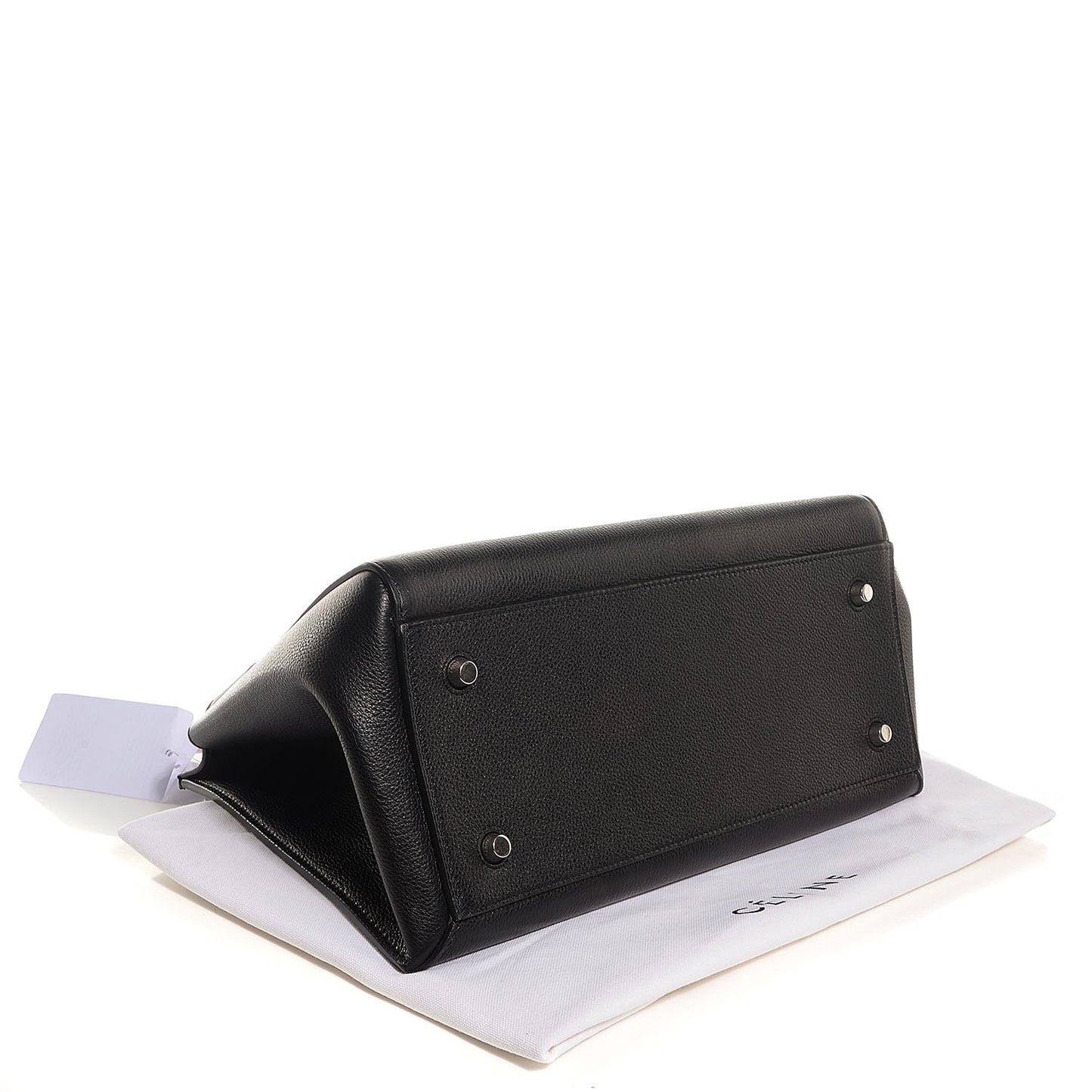 Grained Calfskin Small Edge Shoulder Bag Black