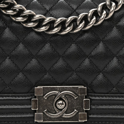 Chanel Caviar Quilted Small Boy Flap Black 8 of 8