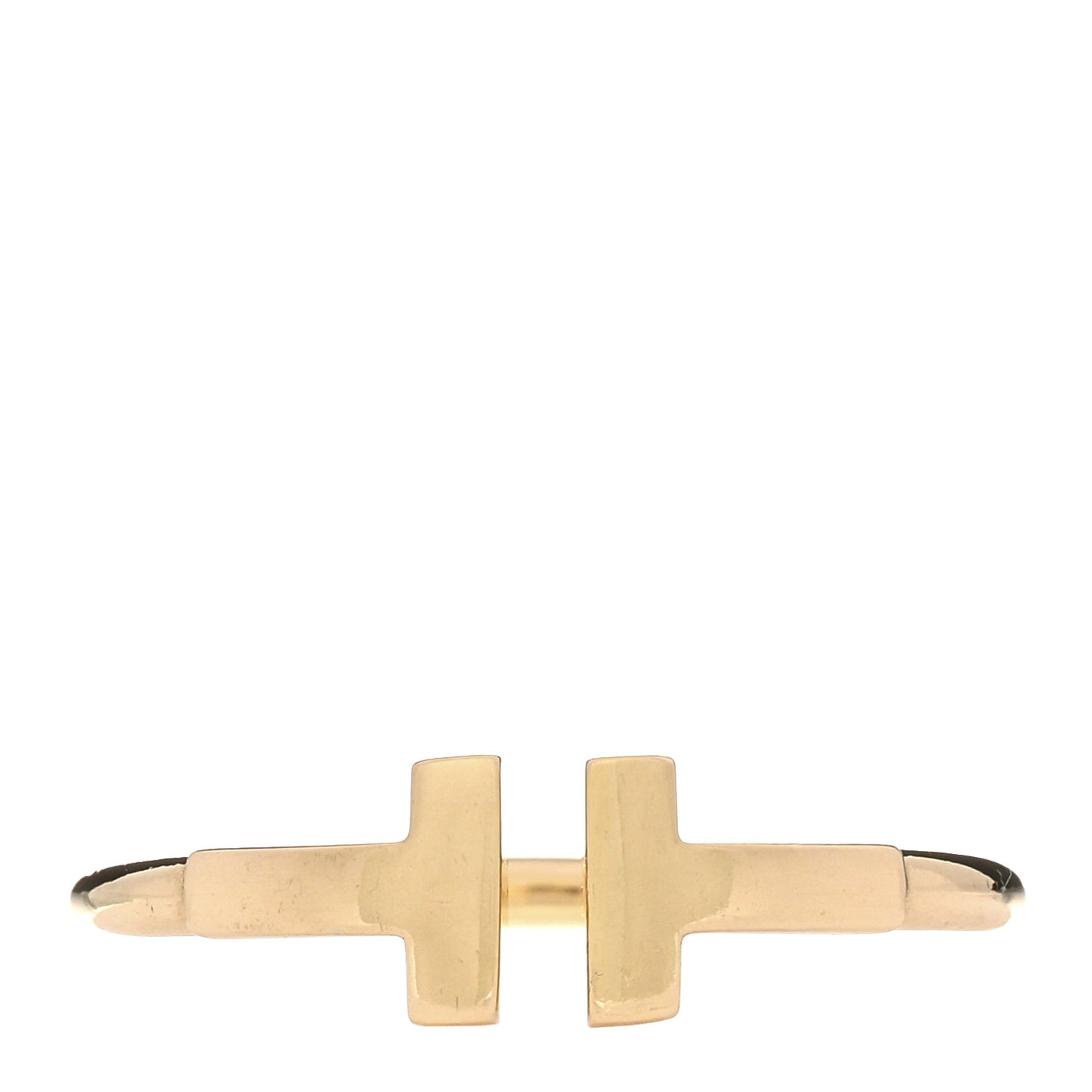 18K Yellow Gold T Wire Ring 54 7