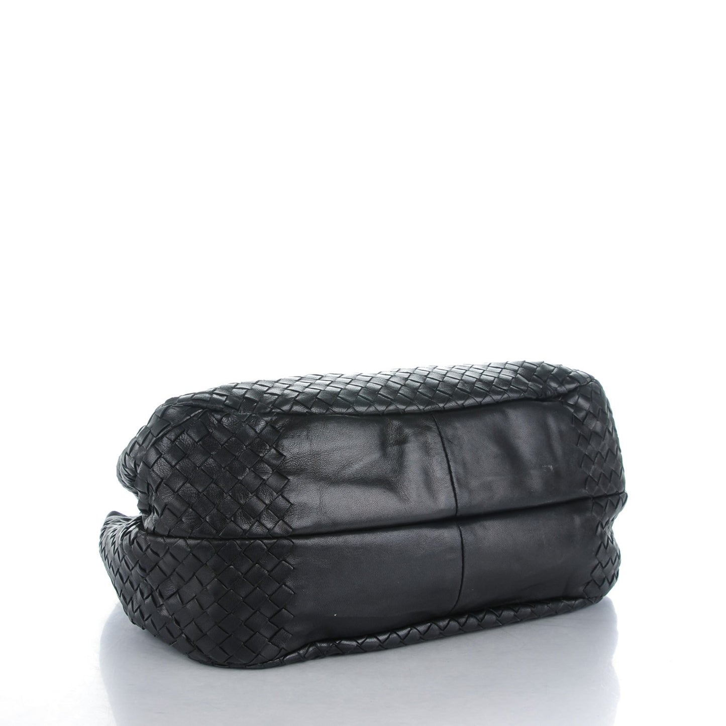 Nappa Intrecciato Medium Campana Nero Black