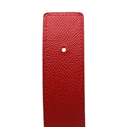 Hermes Epsom Swift 32mm Belt Strap 80 Rouge Casaque Rouge H 5 of 8