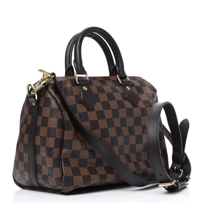 Louis Vuitton Damier Ebene Speedy Bandouliere 25 2 of 18