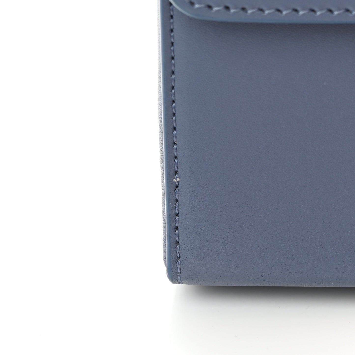 Box Calfskin 30 Montaigne Box Bag Blue